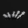 Nuhikap 5 Pcs M2.5 Screws Bolt Nut Washers Set & 1 Pcs Record Turntable Adapter view 2