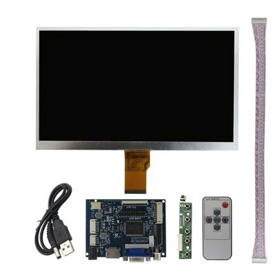 10.1 inch DIY Universal LCD Screen Display 1024 * 600 2AV HDMI-Compatible VGA Driver Control Board Car Reversing Computer Assisted Screen Monitor