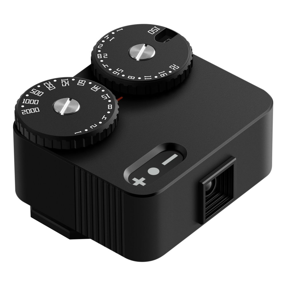 TTARTISAN Light Meter II with Real-time Metering Tool, Two Dial to Adjust ISO, Aperture and Shutter Speed (Black)