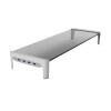 JFUDJKLI Desktop Monitor Laptop Stand Space bar Anti-Slip Desk Riser(Color:Black) view 2