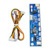 GZSHUNLI 3X Universal Multifunction Inverter for Backlight LED Constant Current Board Driver Board 12 Connecters LED Strip Tester, blue, 750065880 view 3