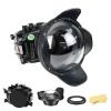 Seafrogs Underwater Housing for Sony A7C II / A7CR with WA005B Dome Port, [40M/130FT] Waterproof Scuba Housing Case for Sony Alpha 7C II A7CR with FE 28-60 mm F4-5,6, E 10-18mm F4 OSS view 1