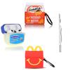 (3Pack) Case for AirPods 3rd Generation with Cleaning kit, XMBYGY Cute Skin Design Silicone Cartoon Charging Case Protective Covers with Keychain for AirPods 3 Earbuds (G+F+M) view 1