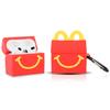 (3Pack) Case for AirPods 3rd Generation with Cleaning kit, XMBYGY Cute Skin Design Silicone Cartoon Charging Case Protective Covers with Keychain for AirPods 3 Earbuds (G+F+M) view 3