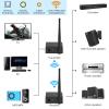 1Mii 3-in-1 2.4Ghz Wireless Audio Transmitter Receiver for 2 Subwoofer/Active Speaker/Power Amplifier, 20ms Low Latency,192kHz/24bit HiFi, 328ft Range, Optical/Coaxial/3.5mm(RCA) Audio Input/Output view 4