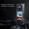 DirectNine Basics Aluminum Camera Cage for Insta360 X4 Sports Camera Metal Bezel Protective Case Lens Cover 8K X4 Camera Protective Frame Housing Shell Lens Cap Accessories (Aluminum Frame) view 3