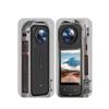 DirectNine Basics Aluminum Camera Cage for Insta360 X4 Sports Camera Metal Bezel Protective Case Lens Cover 8K X4 Camera Protective Frame Housing Shell Lens Cap Accessories (Aluminum Frame) view 4