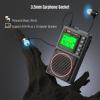 Raddy RF75A APP Control Shortwave Radio, Portable AM/FM/VHF/SW/WB Weather Radio, Pocket Radio Rechargeable w/ 9.85 Ft Wire Antenna view 4