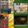 QXMH Solar Outdoor Motion Sensor Alarm: Dog Barking&Gunshot Sound, 129db Loud Siren,Support Recording, 13 Kinds of Sound Strobe Light view 2