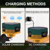 QXMH Solar Outdoor Motion Sensor Alarm: Dog Barking&Gunshot Sound, 129db Loud Siren,Support Recording, 13 Kinds of Sound Strobe Light view 3