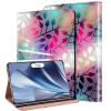 ALILANG Case for iPad Air 13-Inch M3/M2 (2025/2024), Slim Lightweight PU Leather Shockproof Folding Stand Cover with Auto Wake/Sleep for iPad Air 13 Case -Maple Leaf view 1