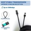 DirectNine Basics 23M/76ft Replacement Cable for Starlink Gen 3 Waterproof Outdoor Replacement Cable for V3 Dish Compatible, Gray view 3