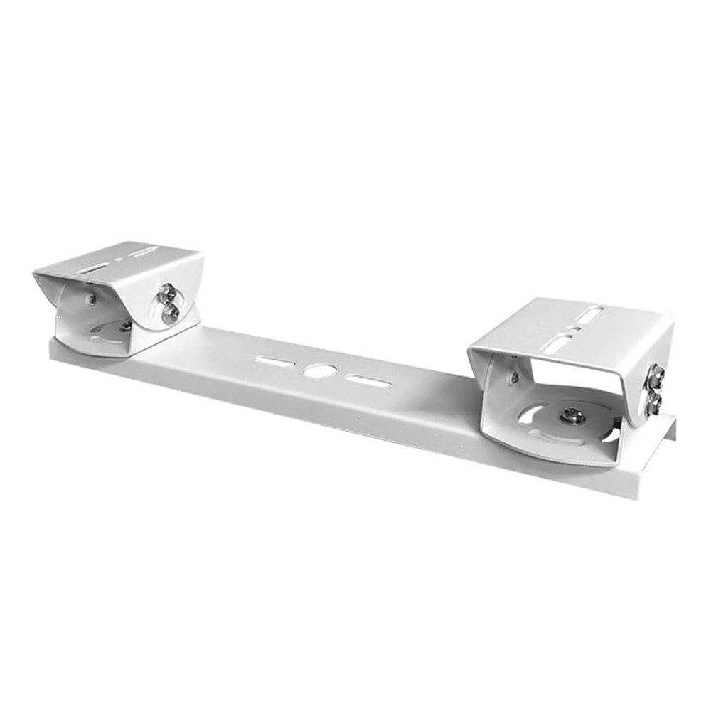 Security Camera Mount Holder for Double Surveillance Camera, Cross Bar Mount Metal Base toTwo Horizontal Cross Bar Dual Camera Mount Bracket Extension Bar Horizontal Arm Bracket