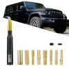 Car Truck 50 Cal Bullet Decoration Replacement Truck Accessories Red Universal for GMC Sierra 1500 Chevy Dodge Ram Silverado 1500 2500 3500 Ford F150 F250 F350 Car Truck Decoration (Black Gold) view 1