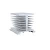 CG Black Radiator Three Phase 10A 25A 40A 60A 80A 100A DA AA DD Aluminum Radiator SSR-10DA 25DA 40DD Solid State Relay(Size:for 10-40A (White)) view 3