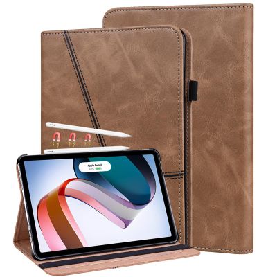 ALILANG for iPad Air 13 inch Case 2025/2024 (M3/M2) with Auto Wake/Sleep,PU Leather Cover for iPad Air Case 13 Inch,Supports Pencil Pro and Pencil (USB-C) -Brown