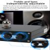 KGUSS T5PRO Tube Preamp Headphone Amp - Bluetooth 5.0 Vacuum Preamplifier with Treble and bass Adjustable for HiFi Stereo Home Audio Active Speakers with RCA/SUB Output view 3