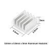 EKFVNIQQ 5pcs Aluminum Heatsink 8.8x8.8x5mm Electronic Chip Cooling Radiator Cooler for CPU, RAM, GPU, A4988 Chipset Heatsink(Color:W 3M9448A Tape) view 3
