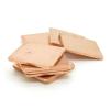 10pcs 15x15x0.1mm DIY Copper Heat Sink Thermal Pad, Laptop CPU VGA Chip RAM Cooler view 1