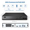 ONWOTE 4K 8 Channel NVR with (2) 6MP PoE IP Security Cameras view 3