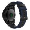 LZVRX 26 22MM Canvas Quick Release Watchband Strap For Garmin Fenix 6X 6 Pro 5 5XPro Enduro Descent Mk2 Watch Easyfit Smart Wrist Band(Color:B,Size:26mm Fenix 3 3HR) view 3