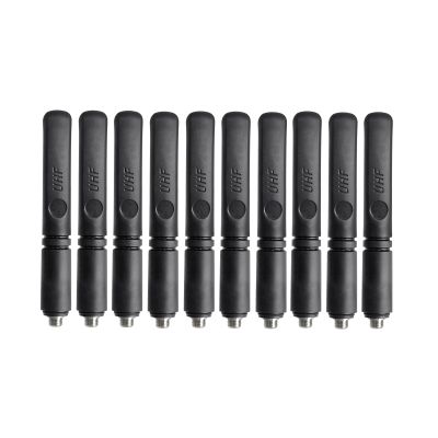 10 Pack PMAE4070 PMAE4070A UHF 440-490MHz GPS Stubby Antenna 3.5 Inch for XPR3300 XPR3500 XPR7350 XPR3000 XPR3000e XPR7000 XPR7000e XPR7550 XPR7380 XPR7580 Two Way Radio