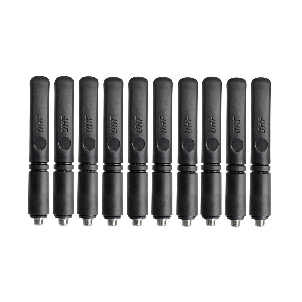 10 Pack PMAE4070 PMAE4070A UHF 440-490MHz GPS Stubby Antenna 3.5 Inch for XPR3300 XPR3500 XPR7350 XPR3000 XPR3000e XPR7000 XPR7000e XPR7550 XPR7380 XPR7580 Two Way Radio