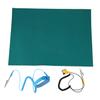 Pasuihcay Anti-Static Mat Phone Repair Soldering Pad with Ground Wire ESD Wrist for Repair Mobile Repair Soldering Mat, Green view 1