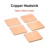 10pcs 15x15x0.3mm DIY Copper Spacer Heat Sink Thermal Pad Cooling Laptop BGA CPU VGA Chip RAM IC Cooler Heat Sink view 2