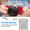 Pasuihcay Metal Hot Shoe Cover Thumb Grip for X100F X100T X70 X-E3 X-A1 X-A2 X-A3 X-A5 X-M1 XA3 XE3 Silver view 2