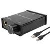 Pasuihcay USB to Coaxial S/PDIF Optical 3.5mm/6.3mm Headphone Converter USB DAC Digital to Analog Audio Converter for XP, black view 1