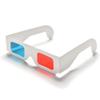 Pasuihcay 3D Glasses, 10 Pairs Red and Blue Paper Stereo Lenses for Set Anaglyph Paper 3D Glasses, white view 4