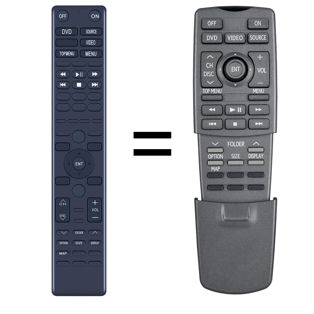 PZL New Replacement Remote Control Compatible with Lexus 2009-2012 LX570 86170-50270 Rear DVD Entertainment
