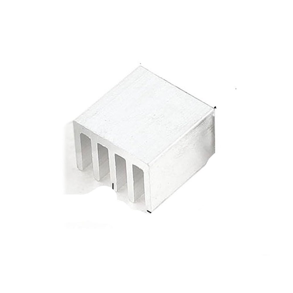 10pcs Silver 14x14x6mm Aluminum Heat Sink Heat Sink for CPU, GPU, Electronic Chipset Cooling(Color:14x14x10mm)