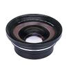 Pasuihcay Professional 37mm Macro+72mm Wide Angle Lens 0.39X Full HD for 4K Camcorder, black view 2
