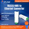 PUSR Din Rail Tiny Size RS232 to Ethernet Converter Serial Device Server Modbus Gateway Modbus RTU to Modbus TCP Support Mqtt Edge Computing USR-DR132 view 2