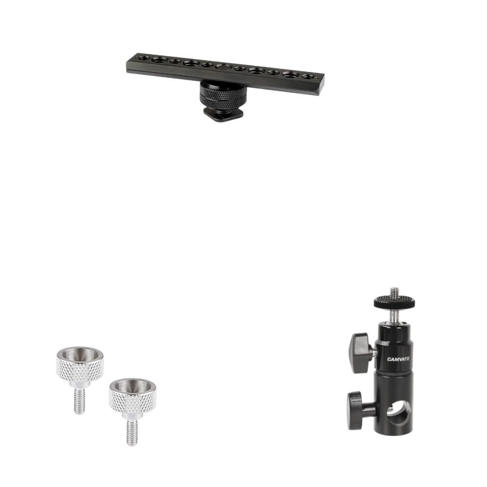 CAMVATE Standard NATO Safety Rail + M4 Thumb Screw + Light Stand Mount