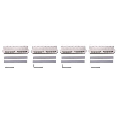 GZSHUNLI 4X DDR4 DDR5 RAM Memory Heatsink Cooler Memory Cooling Vest Aluminum with 9W Silicone Grease Heat Conductor,Silver