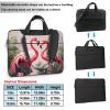 15.6 inch Laptop Tote Bag Men Women Pink Flamingo Birds Shoulder Laptop Sleeve Briefcase Messenger Computer Bag view 2