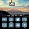 Dash Cam Front and Rear, 720P HD Dual Dash Cam Viedo Recorder with Night Vision,Car Camera with 4 inch LCD Display, WDR G-Sensor Parking Monitor Loop Recording Motion Detection view 2