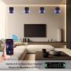 Herdio 6.5 Inch 800W Outdoor Bluetooth Speakers Wired Waterproof with Multifunctional Amplifier, Wall Mount Speaker for Patio Home Poolside Deck Backyard(2 Pairs,Black) view 2