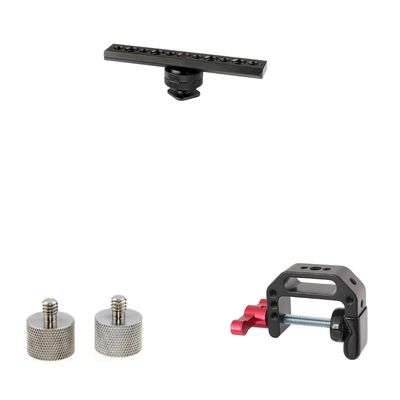 CAMVATE Standard NATO Safety Rail + C-Clamp + 5/8"-27 Female to 1/4"-20 Male