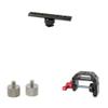 CAMVATE Standard NATO Safety Rail + C-Clamp + 5/8"-27 Female to 1/4"-20 Male view 1