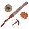 Camera Strap, PU Leather Adjustable Shoulder Neck Strap Belt, Universal Anti-Slip Camera Strap Length Fit for SLR Cameras (Brown) view 3