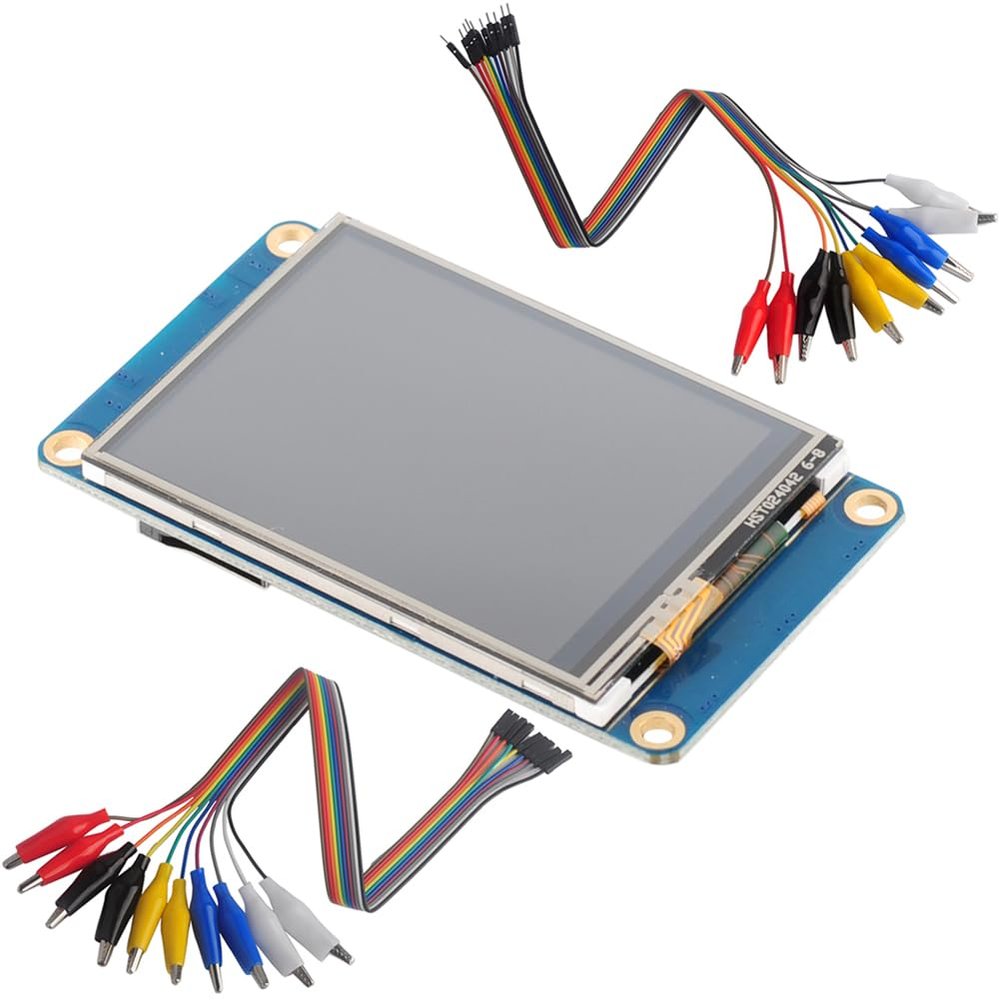 DIYmalls Nextion Display 5" Touchscreen + Alligator Clip Wire