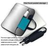 14 inch Laptop Tote Bag Men Women Ombre White to Black Shoulder Laptop Sleeve Briefcase Messenger Computer Bag view 3