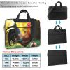 15.6 inch Laptop Tote Bag Men Women Beautiful Rooster Hen Shoulder Laptop Sleeve Briefcase Messenger Computer Bag view 2