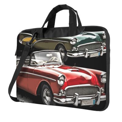 15.6 inch Laptop Tote Bag Men Women Classic Car Roadsters Old Fashioned Shoulder Laptop Sleeve Briefcase Messenger Computer Bag