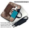 14 inch Laptop Tote Bag Men Women coffee bean owl Shoulder Laptop Sleeve Briefcase Messenger Computer Bag view 3