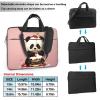 15.6 inch Laptop Tote Bag Men Women Panda cake Shoulder Laptop Sleeve Briefcase Messenger Computer Bag view 2